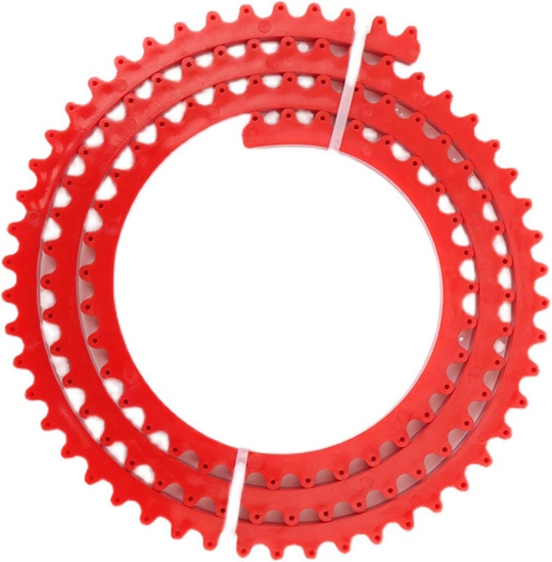 JCFANTS 78 inch Flexible Curve Template, Woodworking Profiling Strip, Professional Contour Flexible Curve Tool Ideal for Wood Curve Pattern Making Tools, Router Template (Red) - Image 1
